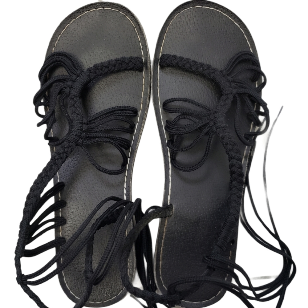 Black Rope Sandals